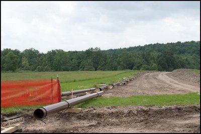 Pipeline preparations, Tioga County