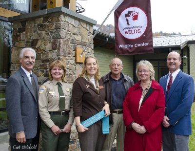 DCNR secretary, Park Manager, Pa Wilds Coordinator for PaWilds Planning Team, & all three Cameron County Commissioners