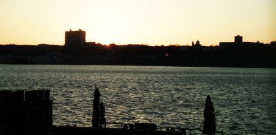 Sunset over the Hudson
