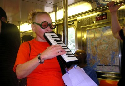 A concert on the number 7 train