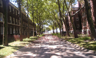 Abandoned streets on Governors Island