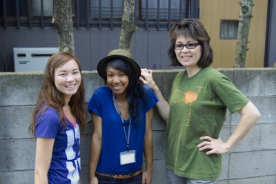 Rachel, Danielle, and Akiko