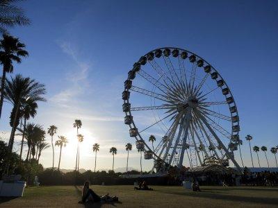 relaxing afternoon at coachella
