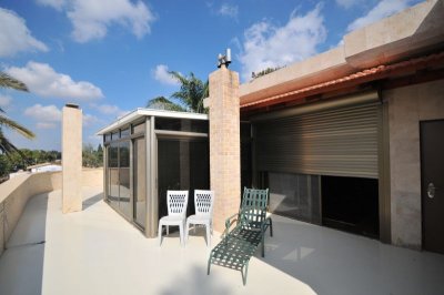 Balcony exit from the parents bedroom