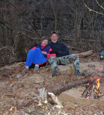 Bob & JoAnne at Campfire
