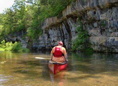 Bluff below Baptist