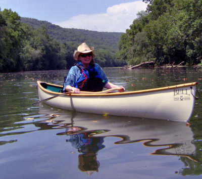 Margaret in her Newused Bell Bucktail.jpg