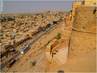 View from the Fort in Jaislamer Rajasthan,