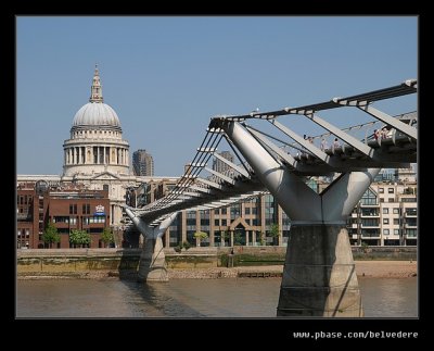 Millennium Bridge & St Paul's Cathedral #02, London