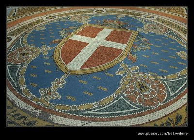 Galleria Vittorio Emanuele II Mosaic, Milan, Lombardy, Italy