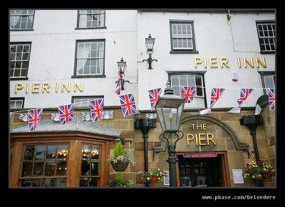 Pier Inn & Jubilee Bunting, Whitby, North Yorkshire