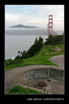 Golden Gate Bridge #5 from the Presidio - Battery Boutelle