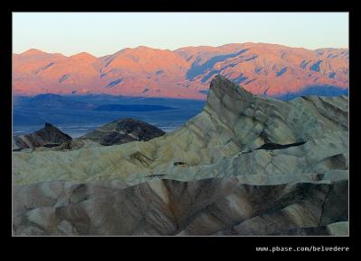 Sunrise over Manly Beacon #2, Death Valley NP, CA