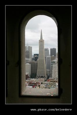 Transamerica Pyramid from Coit Tower, San Francisco