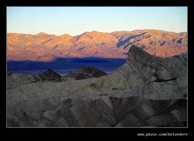 Sunrise over Manly Beacon #1, Death Valley NP, CA