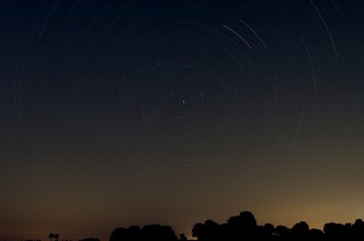 Star Trails over StarDust Ranch