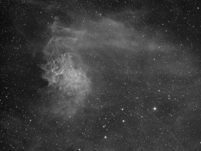 IC405, Flaming Star Nebula in Ha 