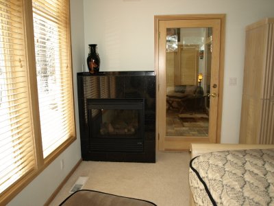 See through Fireplace in Master and Sunroom
