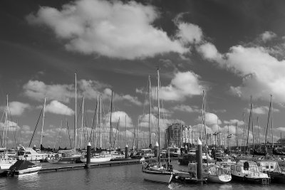 Clouds_ breskens harbour