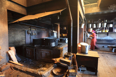 Kitchen at Thuptenchholing Ghompa