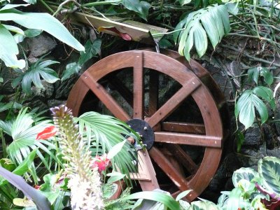 Garden Water Wheel