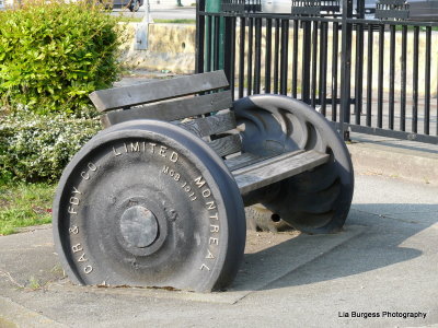 Rail Wheel Bench