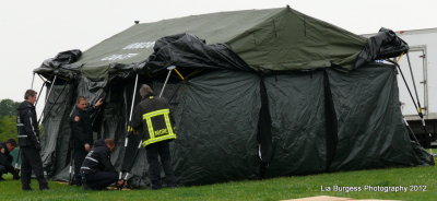 Vancouver Fire Department: Tent assembly