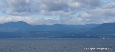 Nanaimo in the distance