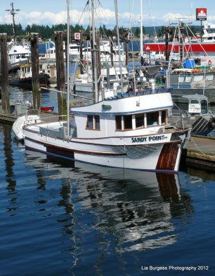 Old wooden boat