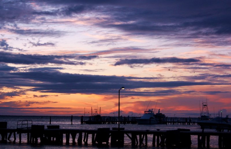 Isla Mujeres Pier Sunset