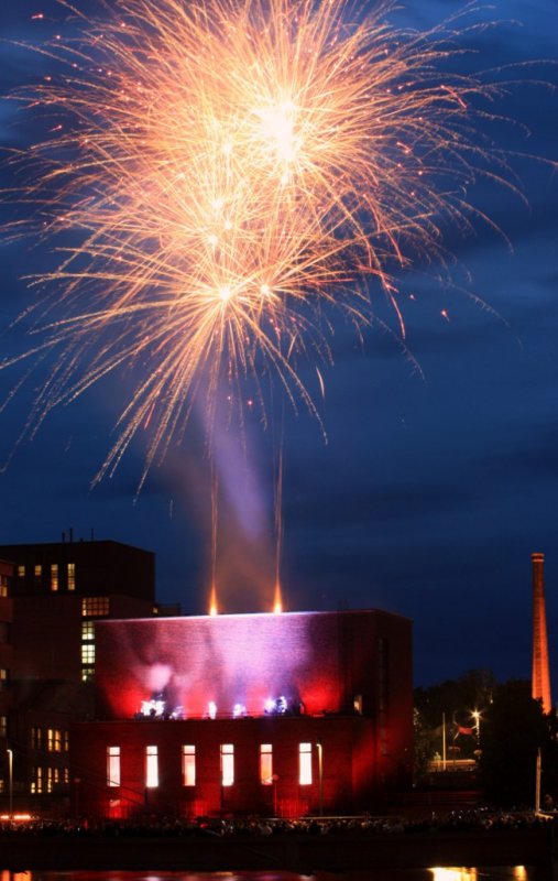 Tampere. Light and Fire Musical