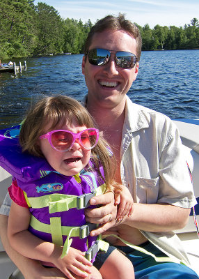 Erik and Jessica (she's looking forward to the ride)