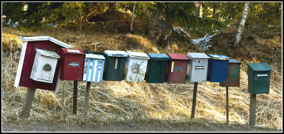 Swedish Mailboxes