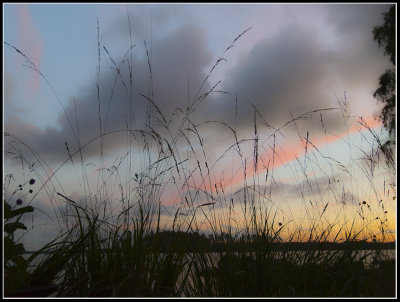 Sundowner at the lake