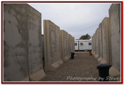 T-Walls to keep us safe from incoming