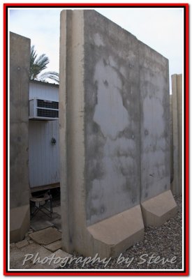 T-Walls to keep us safe from incoming