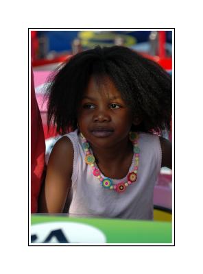 Little girl at the fair