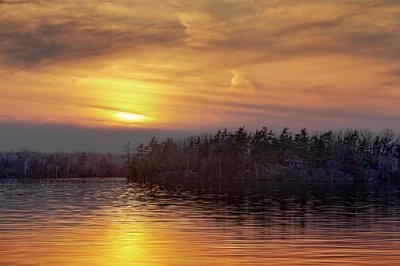 Otter Lake Sunset 09159-61