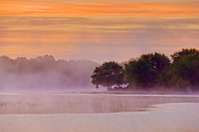 Rideau Canal Misty Sunrise 12762-3