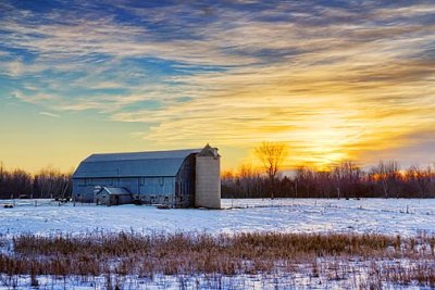 Barn At Sunrise 21120-3