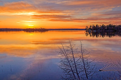 Otter Lake Sunset 23183