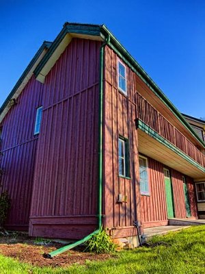 Two Storey Indoor Privy - Exterior 00129