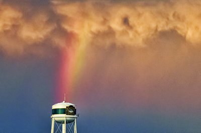 Watertower At The End Of The Rainbow 20120710