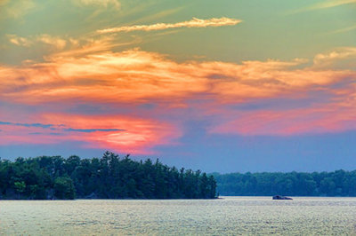 Otter Lake Sunset 20120722