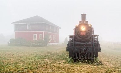 Railway Museum In Fog 20120814