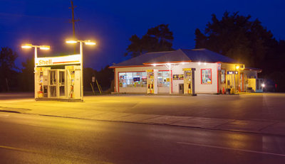 Modernized Old Gas Station 25903-7