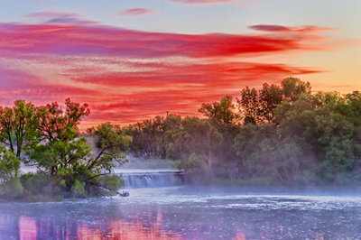 Edmonds Dam At Sunrise 25977-80