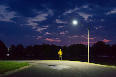 Streetlight At First Light 20120828
