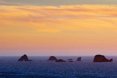 Ocean Rocks at Sunset2