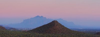 Superstition Mountain In Smog 80063-5